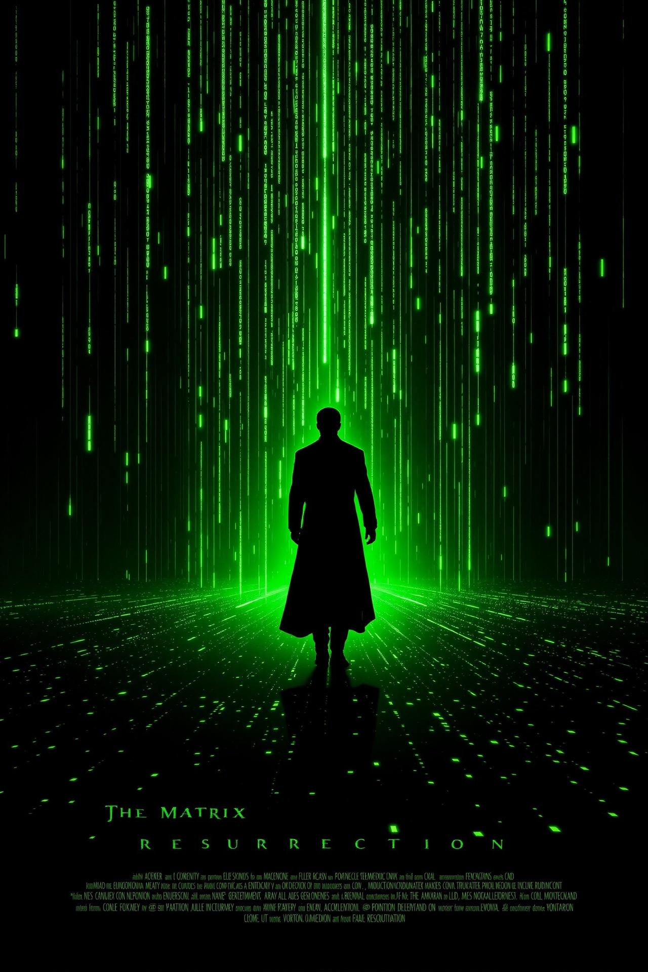 黑客帝国：矩阵重启 电影海报 - 日韩午夜科幻巨制
