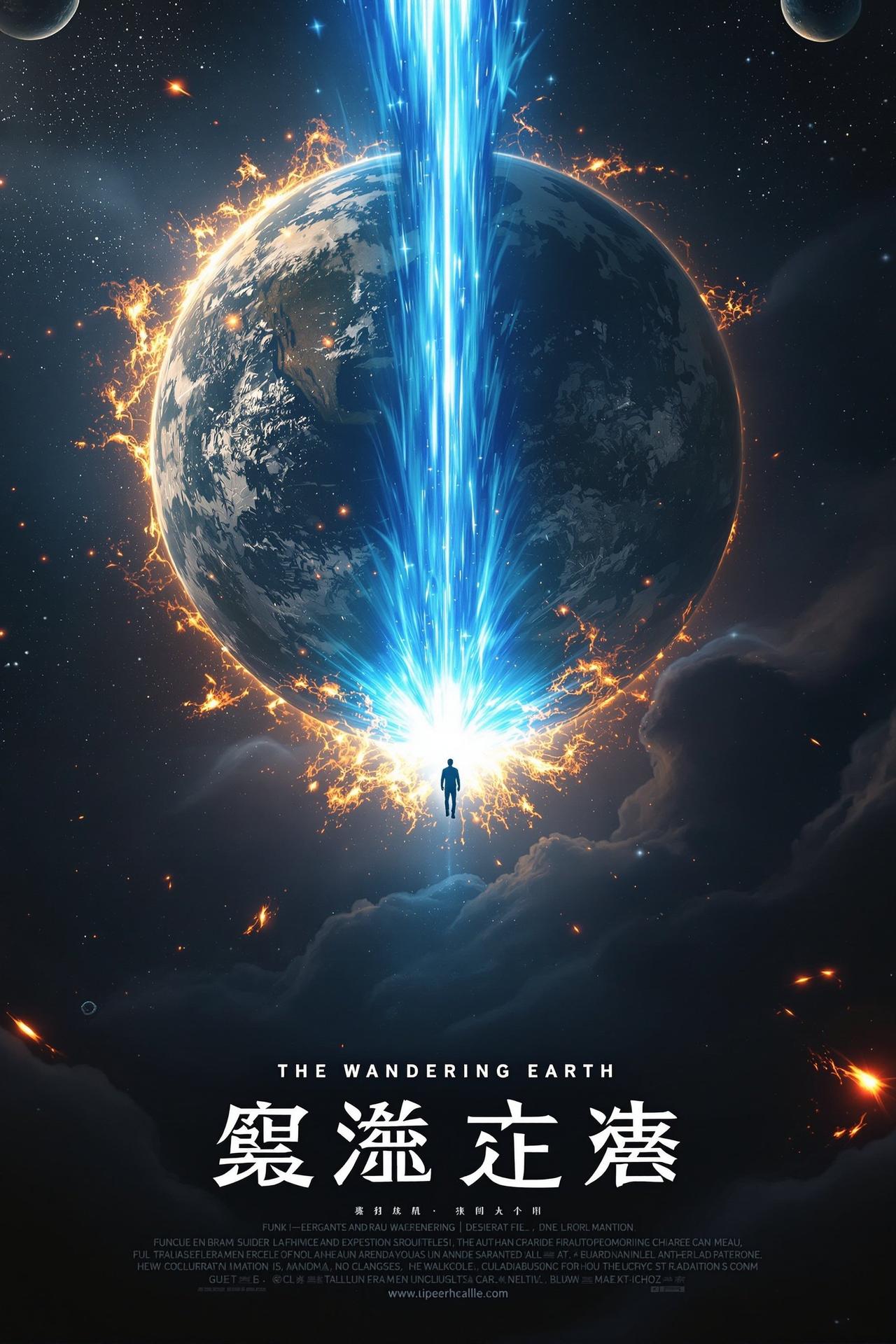 流浪地球3 电影海报 - 日韩午夜中国科幻力作